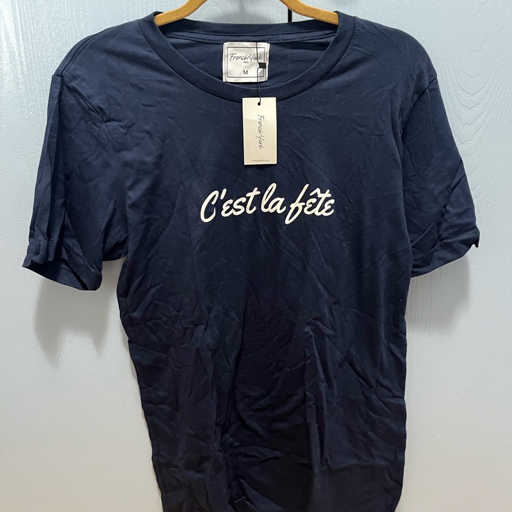 Navy Blue C’est La fete Shirt